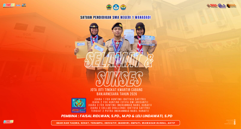 Raih Prestasi di JOTA-JOTI Tingkat Kwartir Cabang Banjarnegara Tahun 2026, Pramuka Sekolah Borong Juara