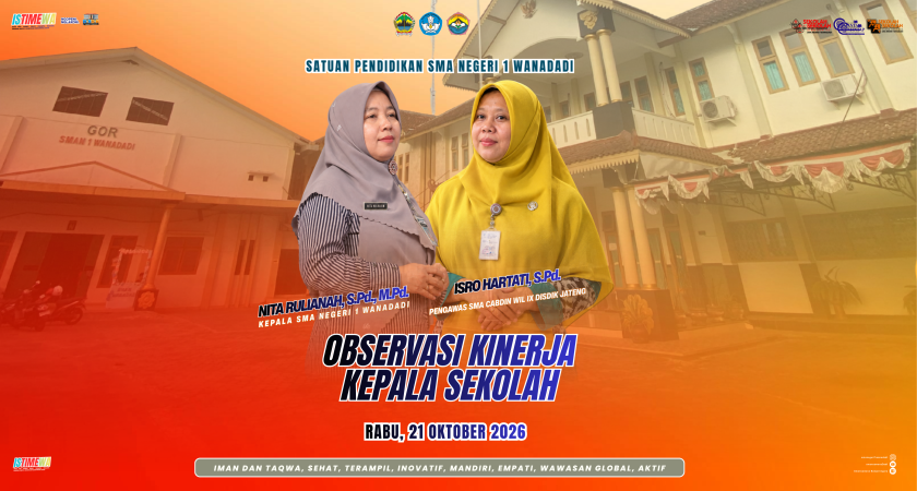 SMA Negeri 1 Wanadadi Laksanakan Evaluasi Kinerja Kepala Sekolah Tahun 2026
