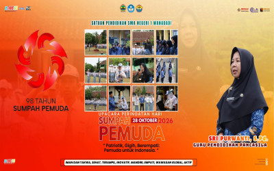 SMA NEGERI 1 WANADADI GELAR UPACARA PERINGATAN HARI SUMPAH PEMUDA KE-98 TAHUN 2026